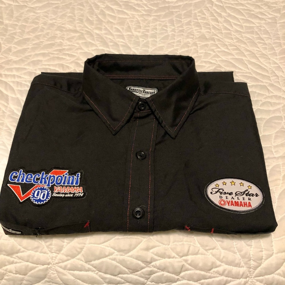 Yamaha Trades Shirt Mens original Checkpoint Yamaha Size Medium in GUC